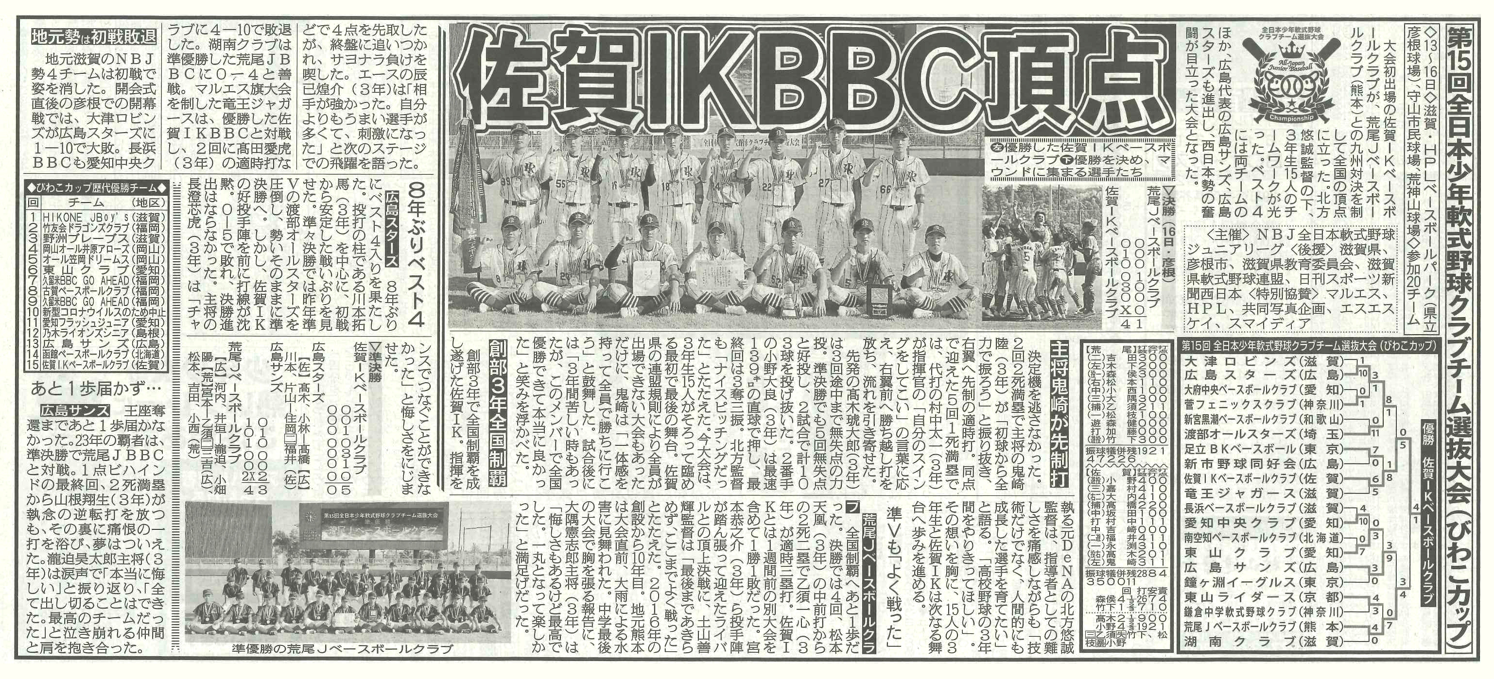 8/30日刊スポーツ紙